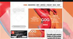 Desktop Screenshot of goaclub.es