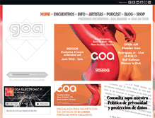 Tablet Screenshot of goaclub.es